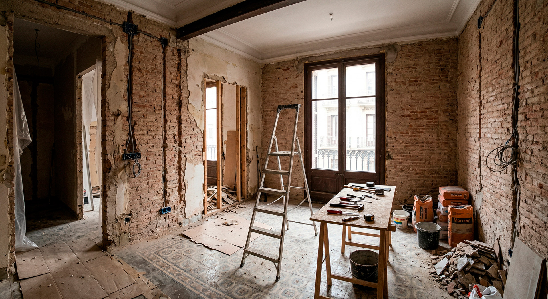 Antes — estado original del inmueble